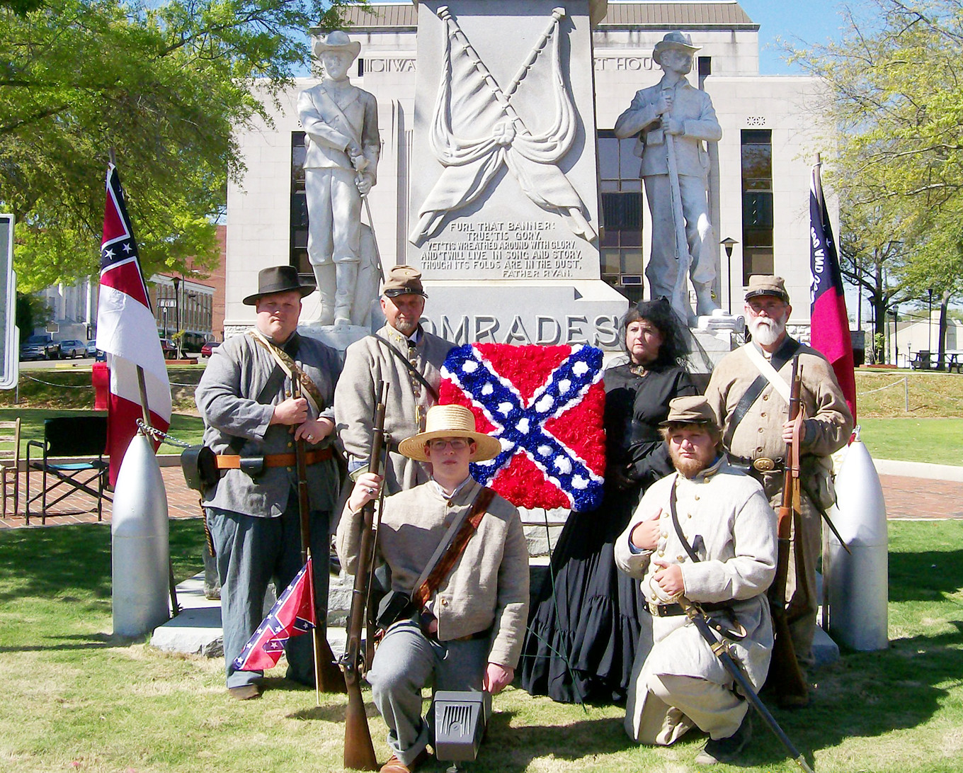 Hutto Camp, Walker Co., of the Sons of Confederate Veterans sponsored a mem...