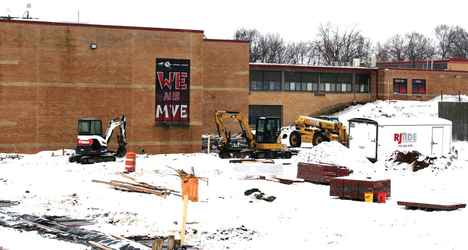 Missouri Valley Elementary School construction work coming in on time