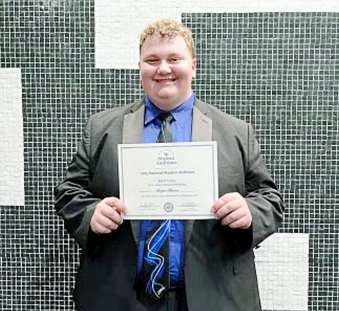 South Dakota State's Steiger Manson wins first place at national singing competition