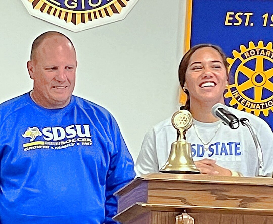 South Dakota State soccer coach, player share inspiring message with club