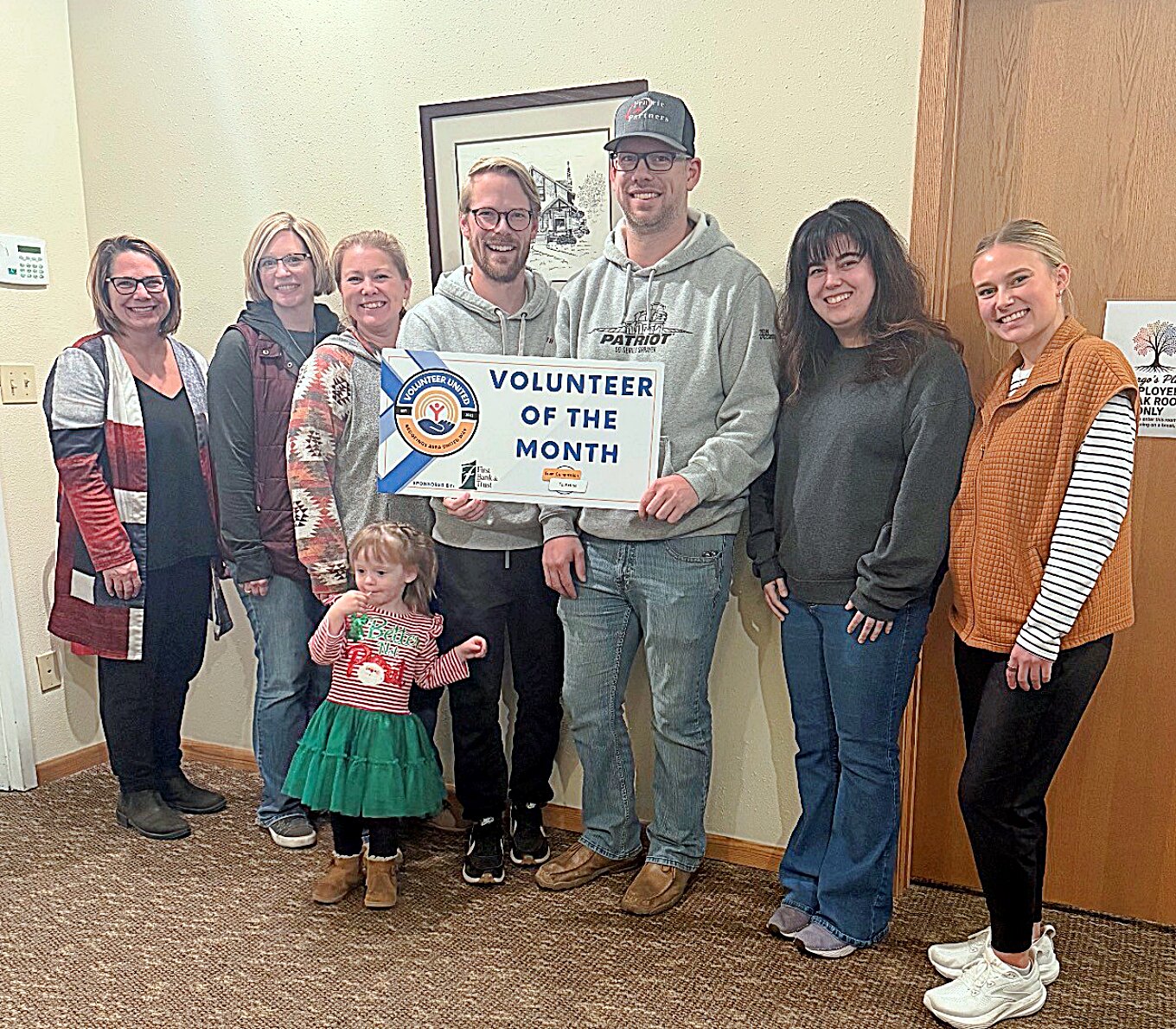 Juba named Volunteer of the Month