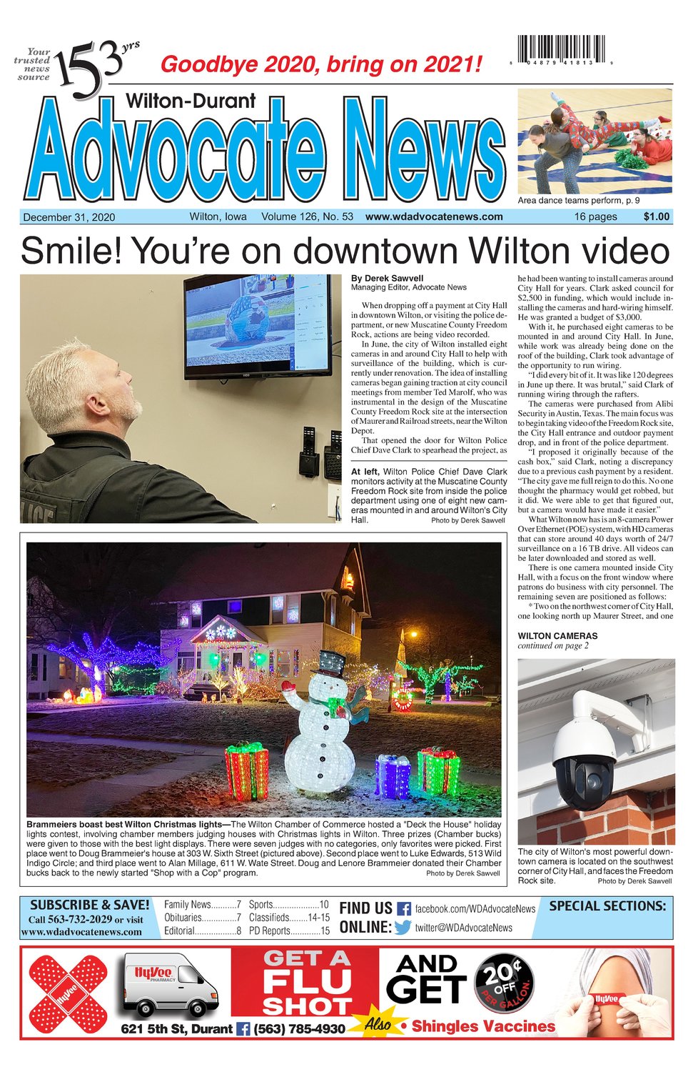 Wilton Durant Advocate News December 30 Wilton Durant Advocate News