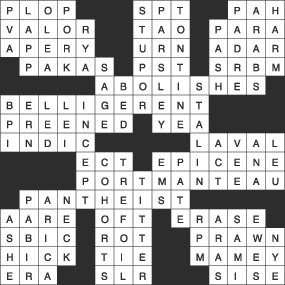 crossword light