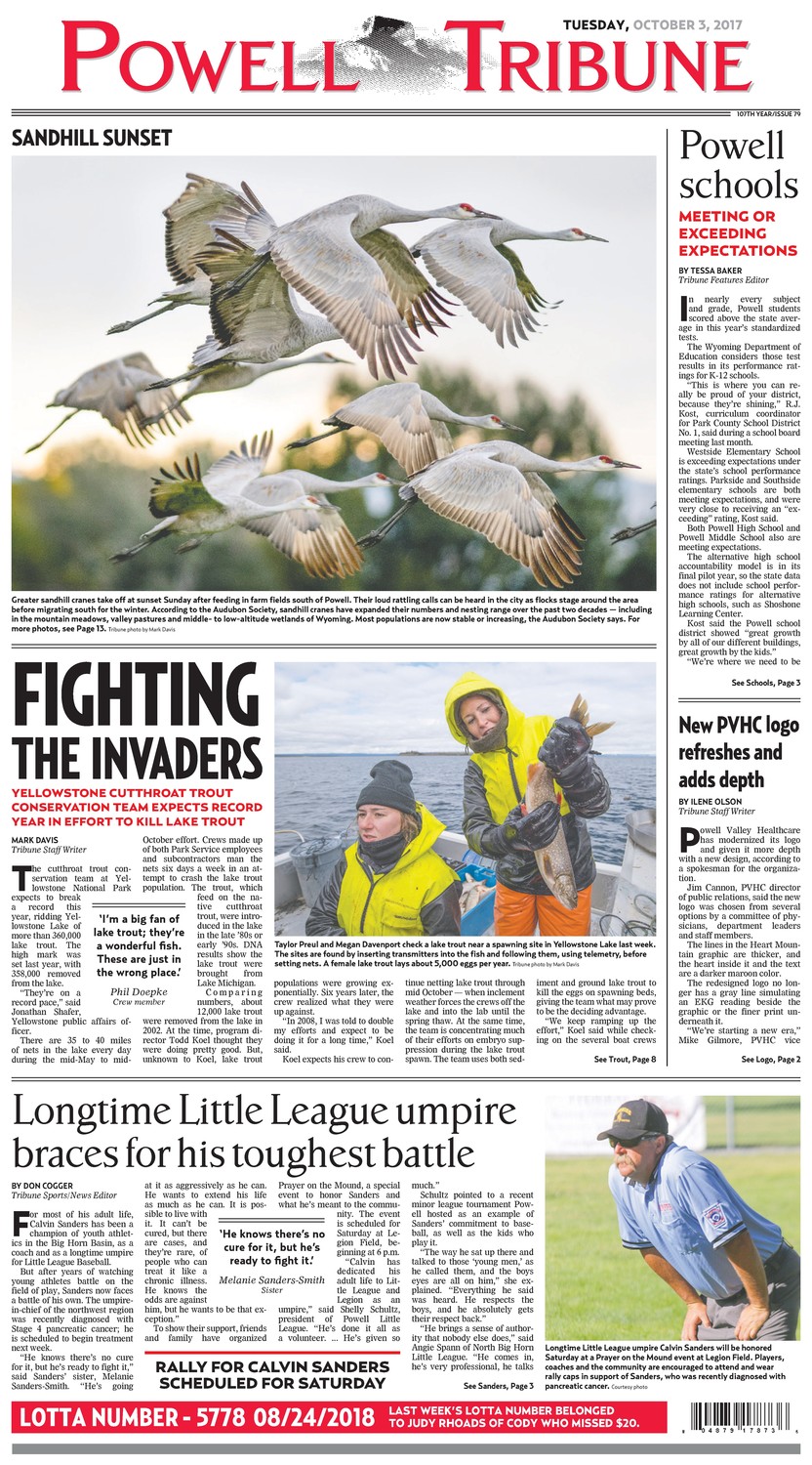 Powell Tribune October 3, 2017 Powell Tribune