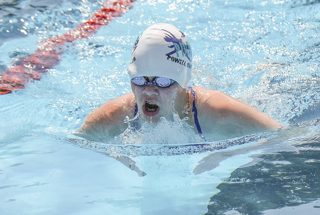 Strong showing for Powell Swim Club at Buffalo Powell Tribune