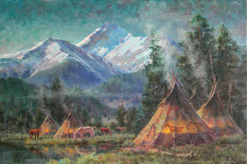Local artist’s oil paintings to be featured at Cody library Powell