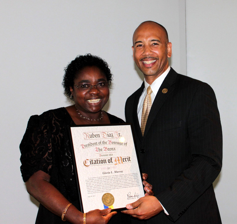 Midwife Gloria L. Murray is honored for her service | The Riverdale ...