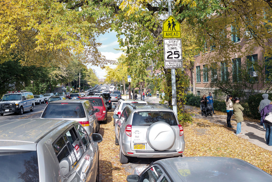 Double parking persists at P.S. 81 The Riverdale Press www