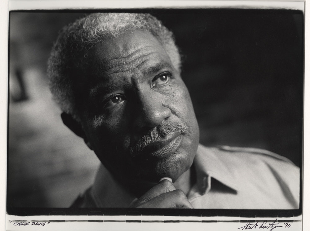 Herb Snitzer photographed actor and civil rights activist Ossie Davis in 1990, now part of an exhibition of his work — 'Can I Get a Witness' — on display through Aug. 18 at the Hudson River Museum.
