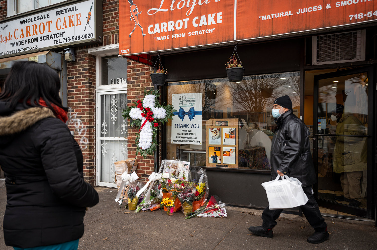 The community rallied around Lloyd’s Carrot Cake in the days following the death of its co-founder, Betty Campbell-Adams. Elected officials joined community organizations like the Female Fight Club in a vigil outside the bakery the evening after her death was announced.