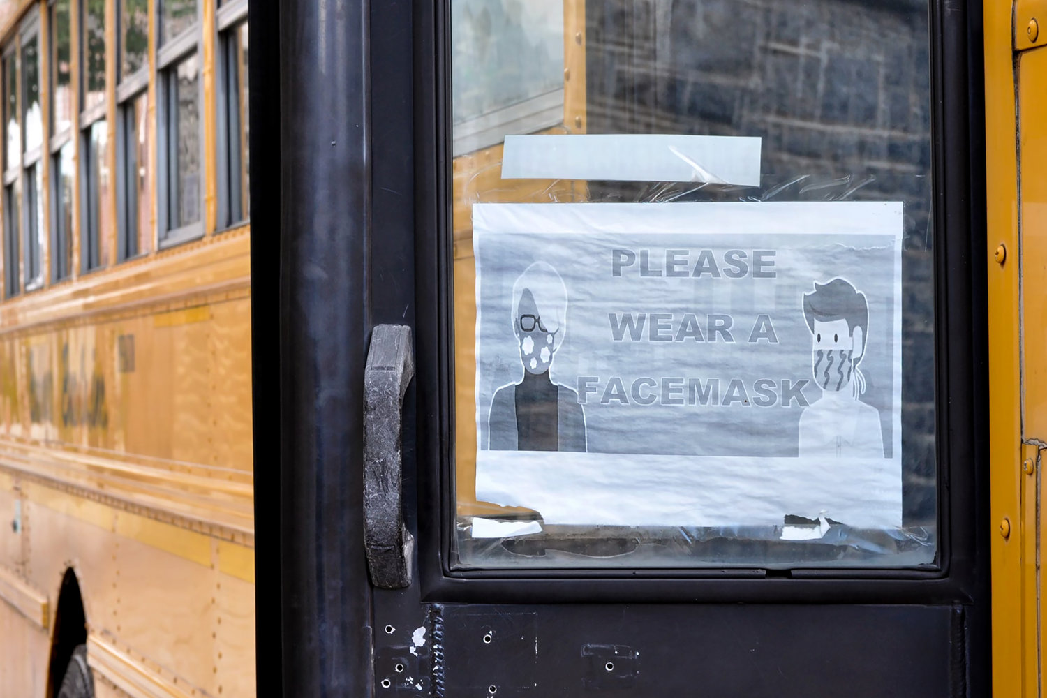 School buses may soon boast signs demanding passengers be vaccinated for the coronavirus posted right above signs encouraging them to wear face masks.