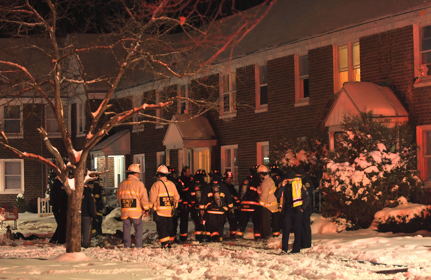 East Bloomfield St. fire Sunday evening.