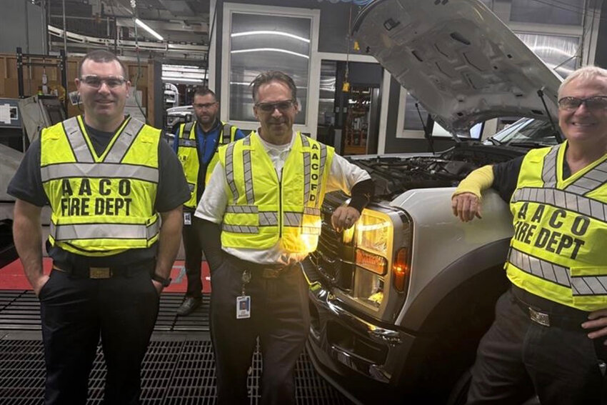 A new ambulance expected to arrive at the Earleigh Heights Volunteer Fire Company (EHVFC) next spring began its journey in Ohio on a significant date: September 11, 2026 - the 25th anniversary of the terrorist attacks.