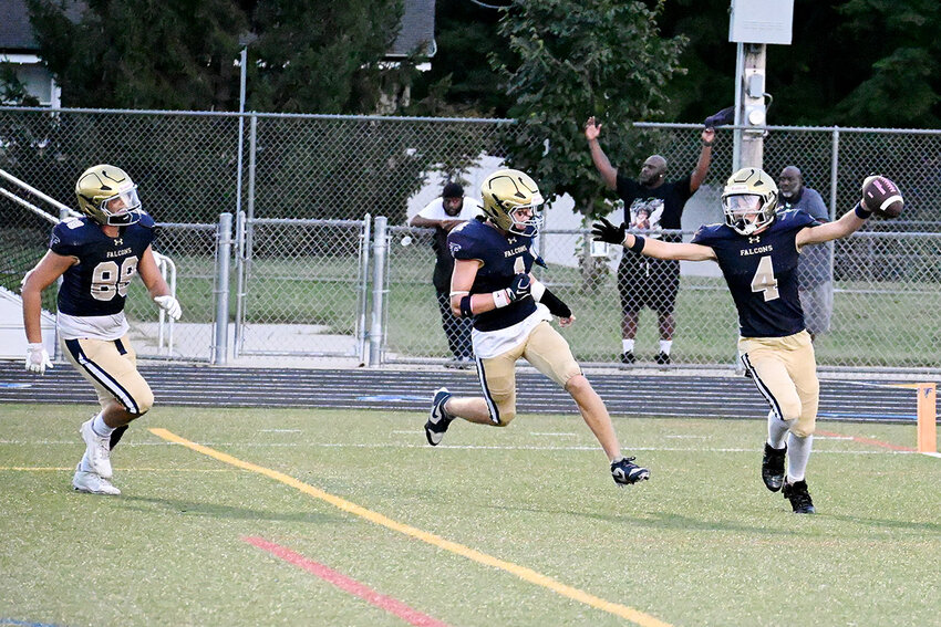 Ben Greenlee quarterbacked Severna Park to their first victory of the season against Northeast.