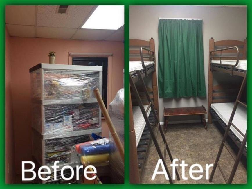 Girl Scout Troop 26 Spruces Up Camp, C&H Shelving