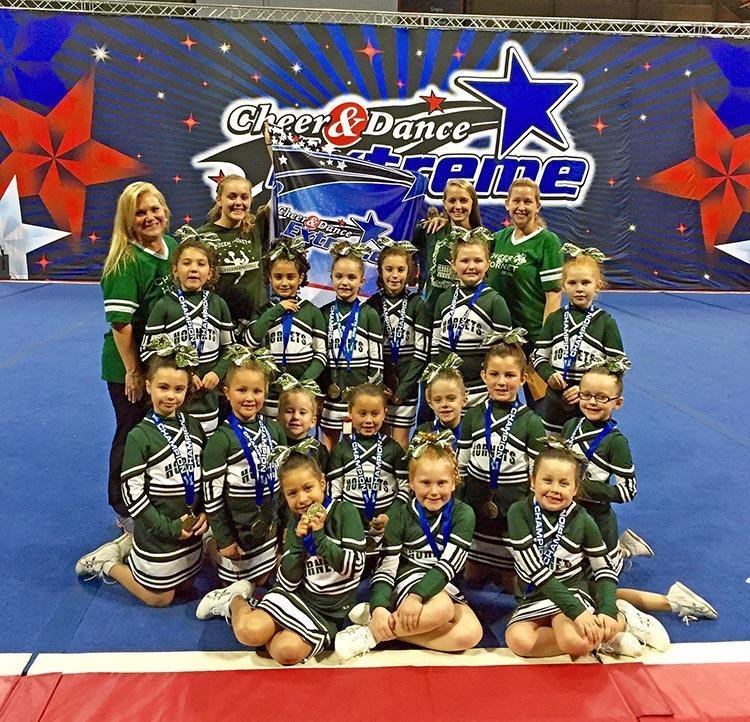 8U Green Hornets Win Cheer And Dance Extreme Showcase Crown