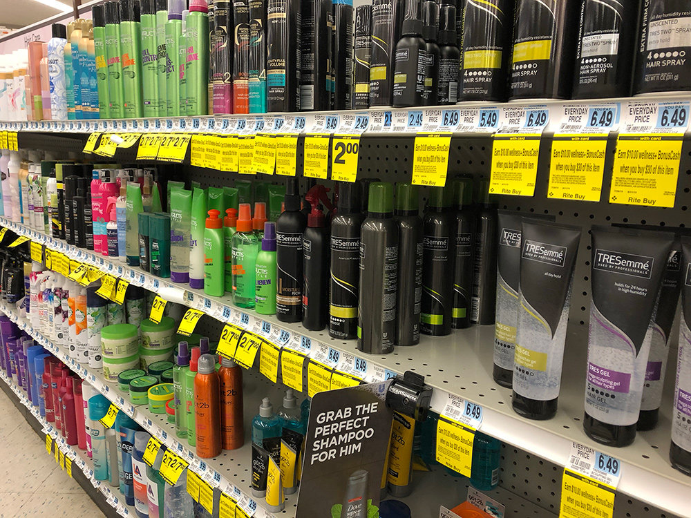The Smart Retail Label (pictured here at the Severna Park Rite Aid) allows consumers to wave their phones in front of tags to get immediate product information, coupons, recipes, reviews and more.