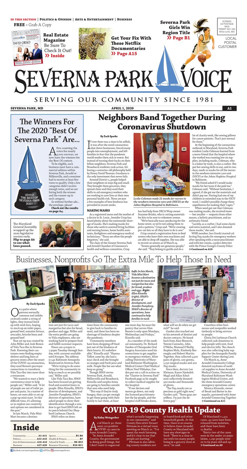 Severna Park Voice - April 2, 2020 | Severna Park