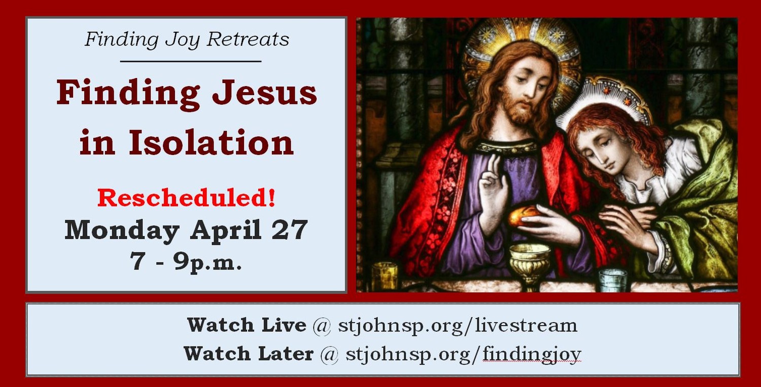Finding Jesus in Isolation - A Livestream Event | Severna Park