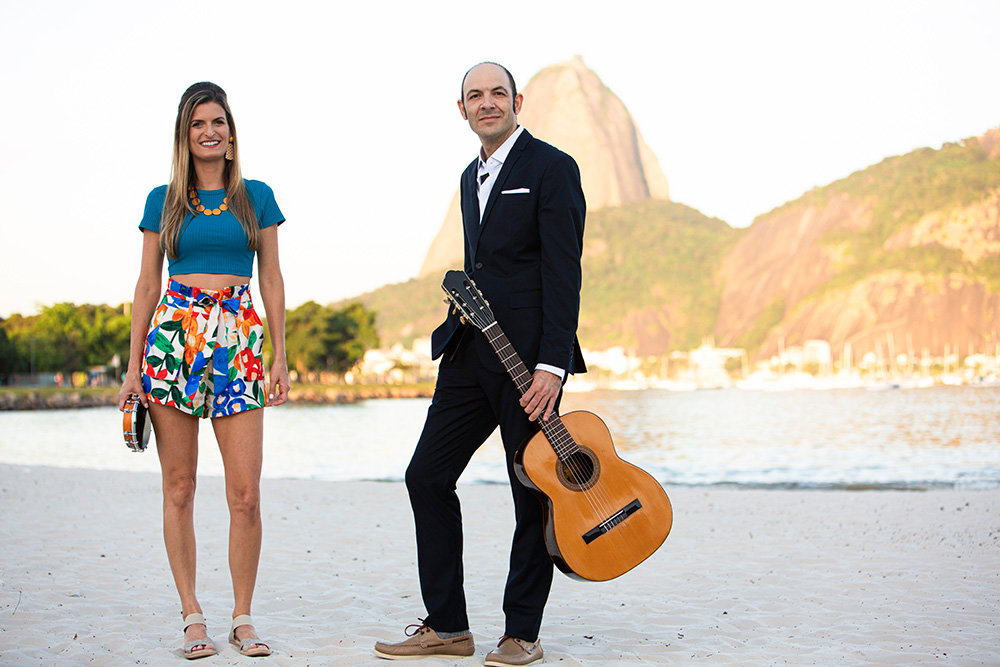 Brazilian vocalist Daniela Soledade and guitarist Nate Najar will perform August 15 at Cafe Mezzanotte.