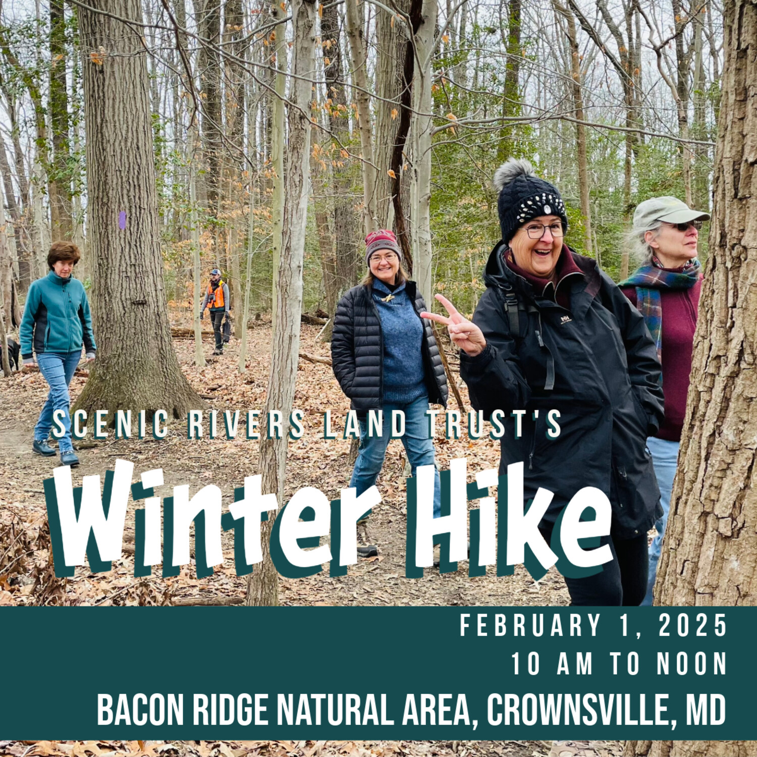Scenic Rivers’ Winter Hike at Bacon Ridge Natural Area with Chesapeake ...
